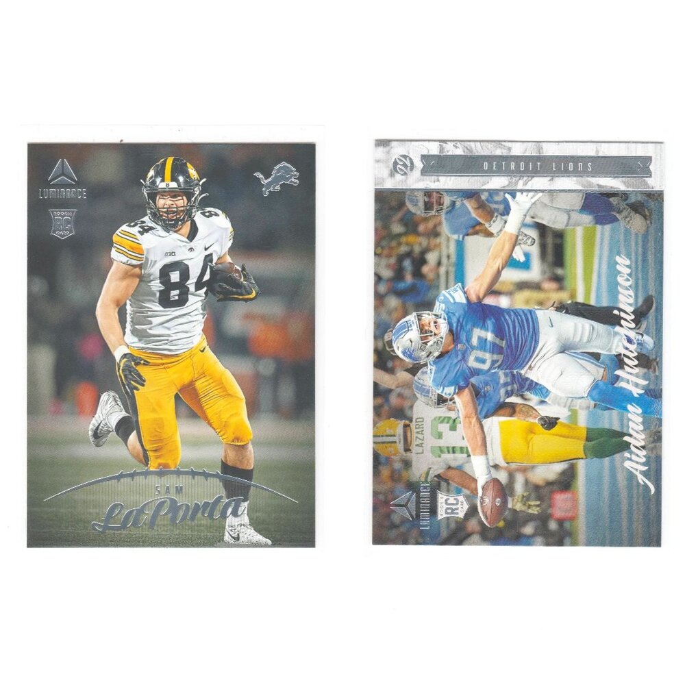 Sam LaPorta & Aidan Hutchinson Rookie Cards Detroit Lions All Stars Perfect!!